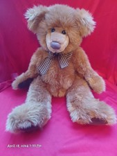 Russ Berrie Geoffrey Teddy Bear 13 Golden Brown Vintage