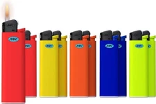 Flint Strike Disposable Lighter, Ultra Thin Design, Ideal for Candles Use (10PC)
