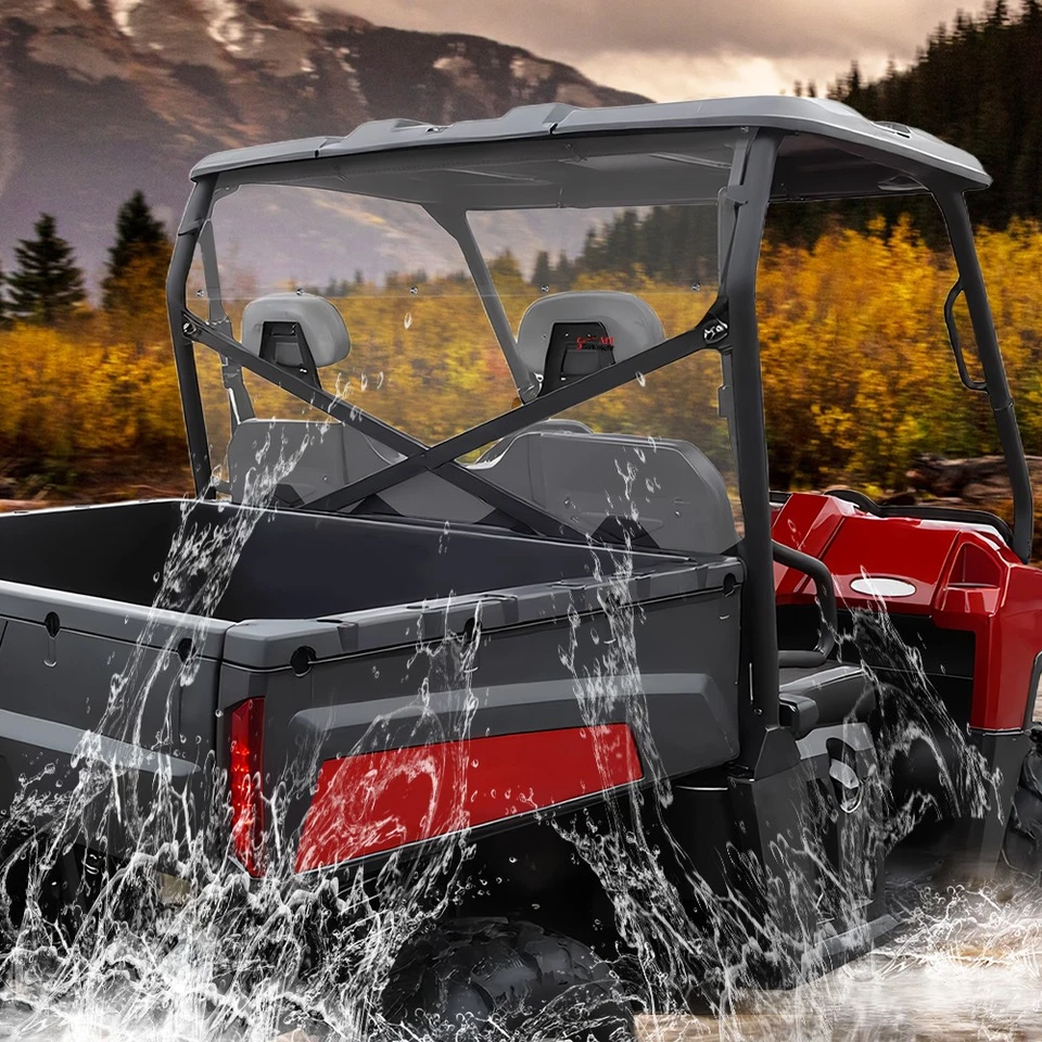 For Polaris Ranger 800 /Ranger XP 800 2010-2014 Clear Back Window with 2 Vented - Image 3 of 4