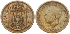 Romania 5 Lei 1930-1951 - Various Years