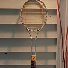 Wilson T2000 Vintage Tennis Racquet Metal Frame Brown Grip Made in USA