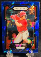 2024 Panini Prizm - Aidan Miller #133 Blue Ice Prizm (RC)