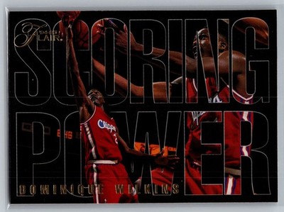 #10 Dominique Wilkins 1994-95 Flair Scoring Power Los Angeles Clippers