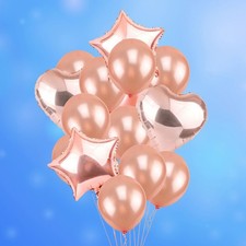 14pcs Round Balloon Set Beautiful Creative Decoration Balloon for Birthday