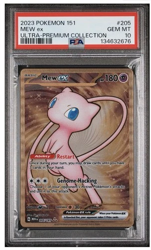 2023 POKEMON 151 ULTRA-PREMIUM COLLECTION #205 MEW EX PSA 10