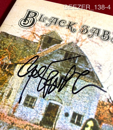 Geezer Butler Black Sabbath signiert Black Sabbath Vinyl Beckett Echtheitszertifikat Ozzy - Bild 4 von 4