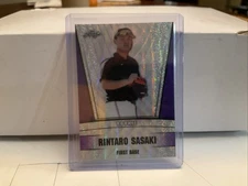24’ Leaf Metal Rookie Rintaro Sasaki Purple Prismatic /15 RS-15