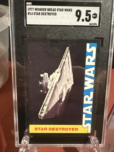 1977 Wonder Bread Star Wars #14 Star Destroyer — SGC 9.5