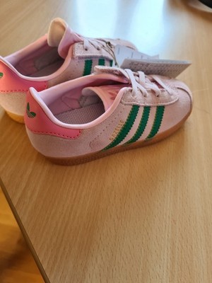 Adidas Gazelle Gazelle Kids Größe 26 1/2 clear pink, court green, bliss pink
