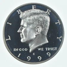 1999-S Kennedy Half Dollar Proof 90% Silver