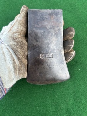 VTG PLUMB Yankee Back Pack Saddle AXE HEAD Single Bit 2.5 Lbs. 6.25'' Long  VGC