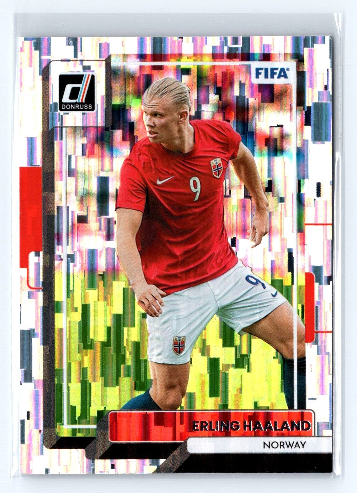 2022-23 Panini Donruss Soccer Erling Haaland #84 Silver Parallel Norway