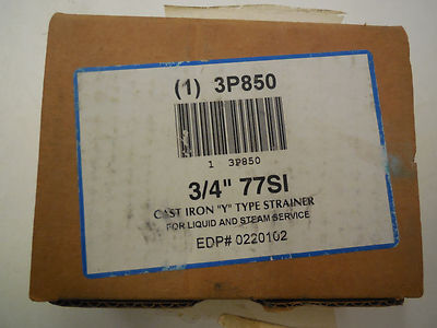 NEW WATTS REGULATOR  3P850  77SI    3/4'' Y TYPE STRAINER 