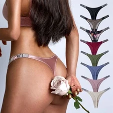 Women-Sexy High Cut G-string Thongs T-back Underwear Panties-Lingeries Sleepwear