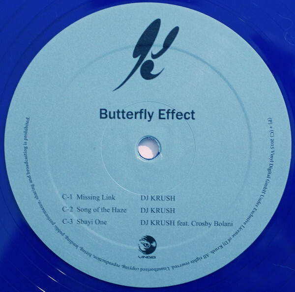 DJ Krush - Butterfly Effect (2xLP, Album, Dlx, Ltd, Blu) (Near