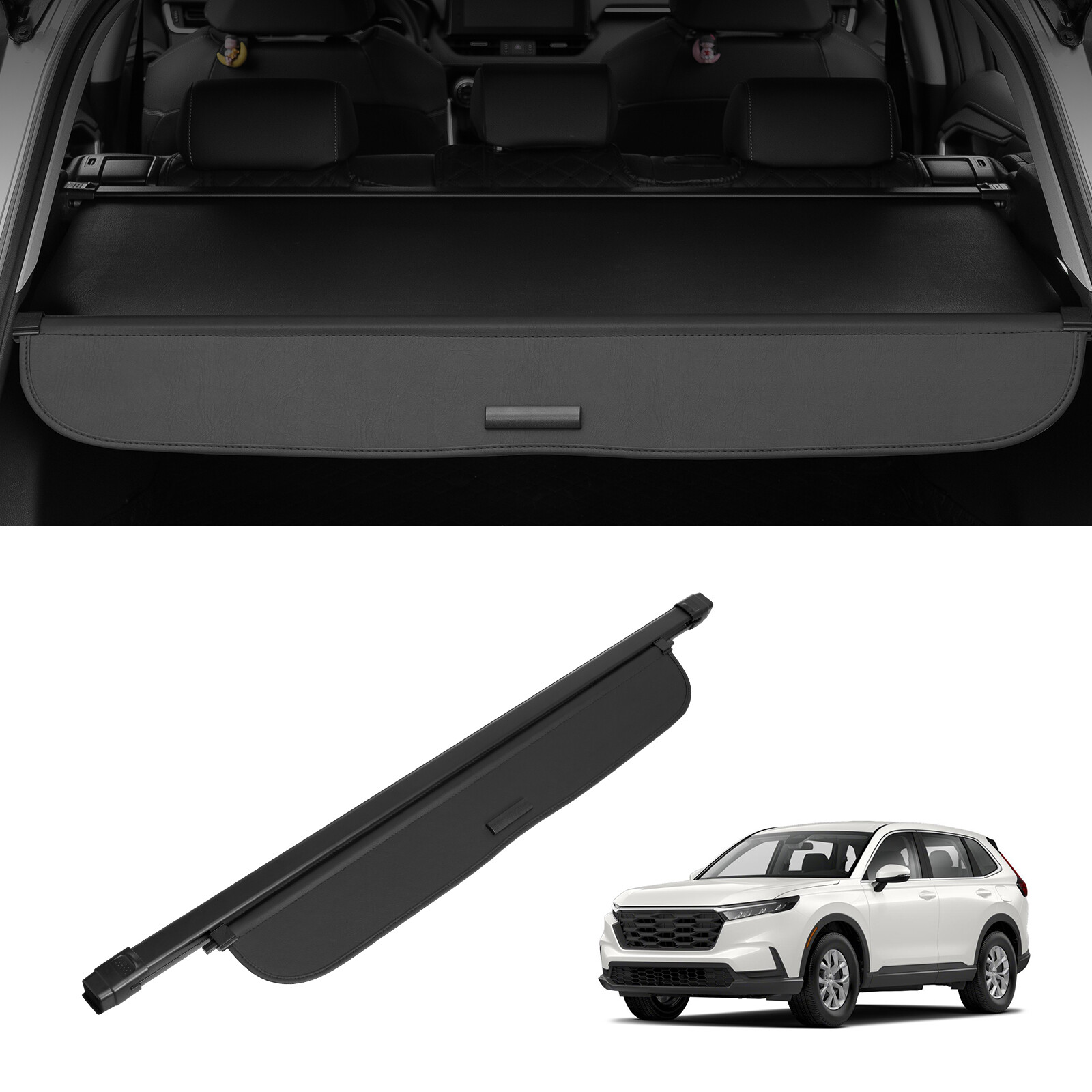 Cache-Bagages Rétractable pour Honda CRV 2023-2024 Store de Coffre Voyage en Famille