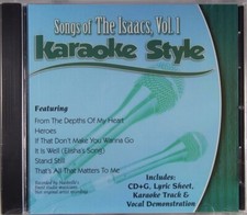 Songs of the Isaacs, Volume 1 Christian Karaoke Style NEW CD G Daywind 6 Songs