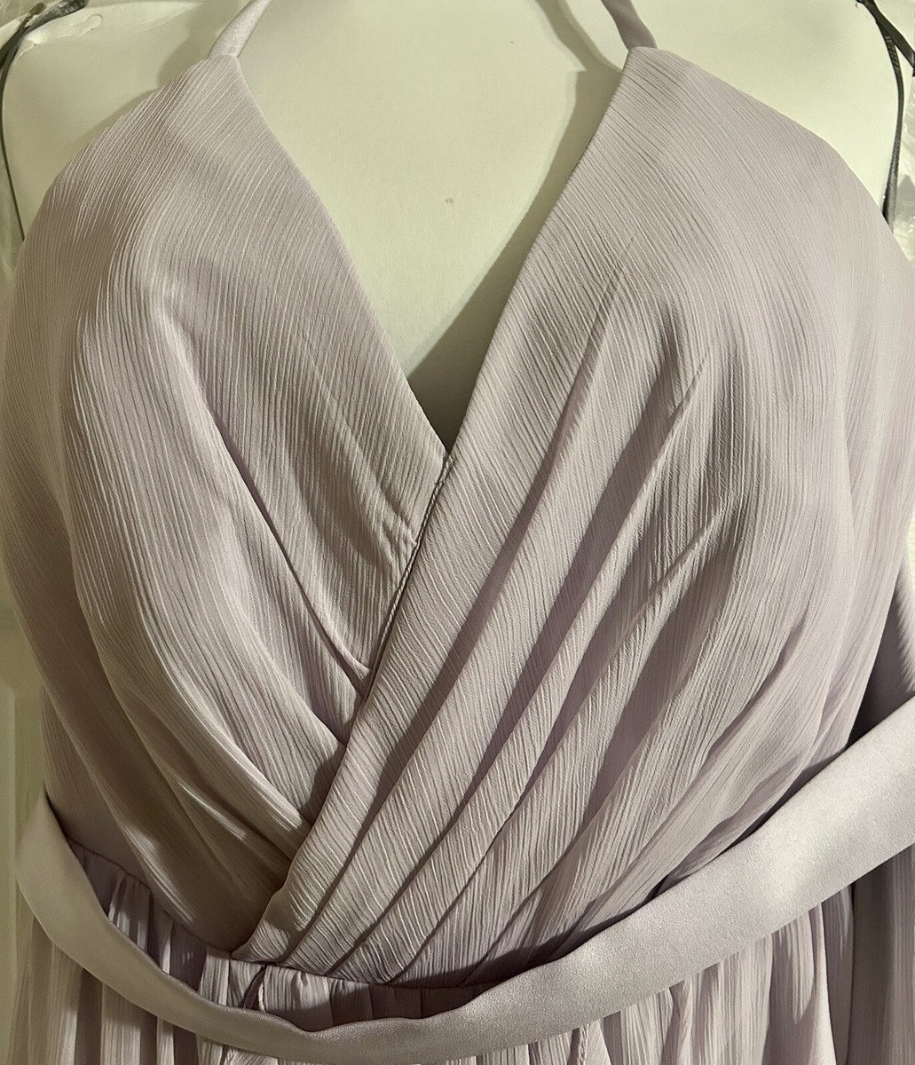 Davids Bridal Bridesmaid Dress Size 16 Color Iris | eBay