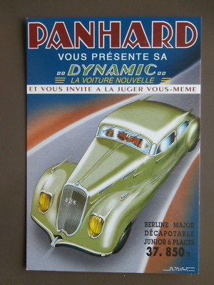 Advertising postcard - PANHARD ET LEVASSOR - PARIS
