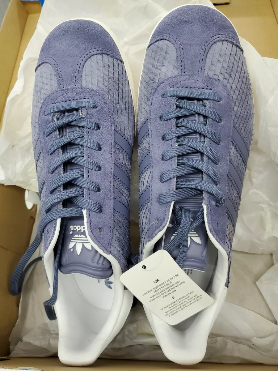 rack Tilskud redaktionelle Adidas Originals Gazelle Super Purple Light Lavender GOLD White BB5173 |  eBay