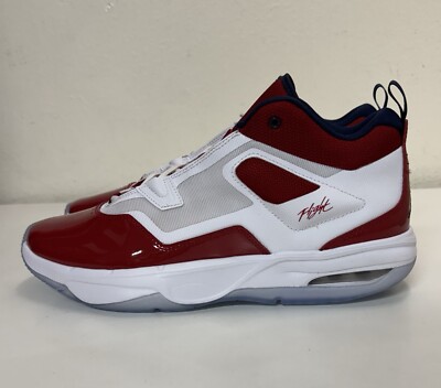 Nike Air Jordan Stay Loyal 3 Mens Sz 12 White Navy Blue Varsity Red FB1396-102