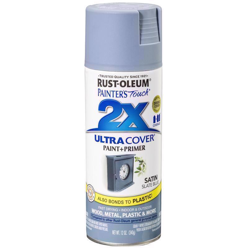 RustOleum Painter's Touch 2X Ultra Cover Satin Slate Blue Spray Paint