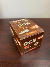 OCB Tips Virgin Unbleached Full Box 25 Books