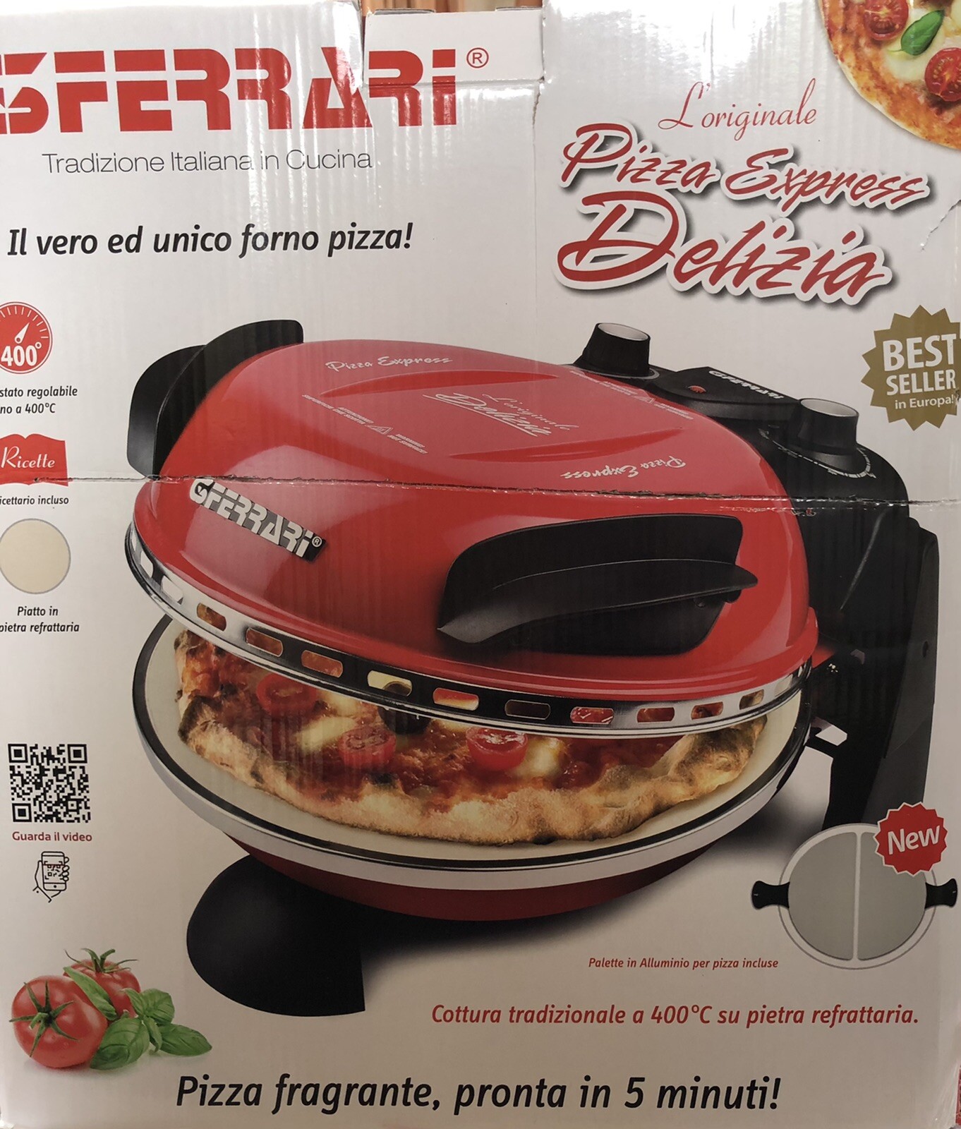G3 Ferrari G10006 Delizia Pizza Oven - Red | Acquisti Online su eBay
