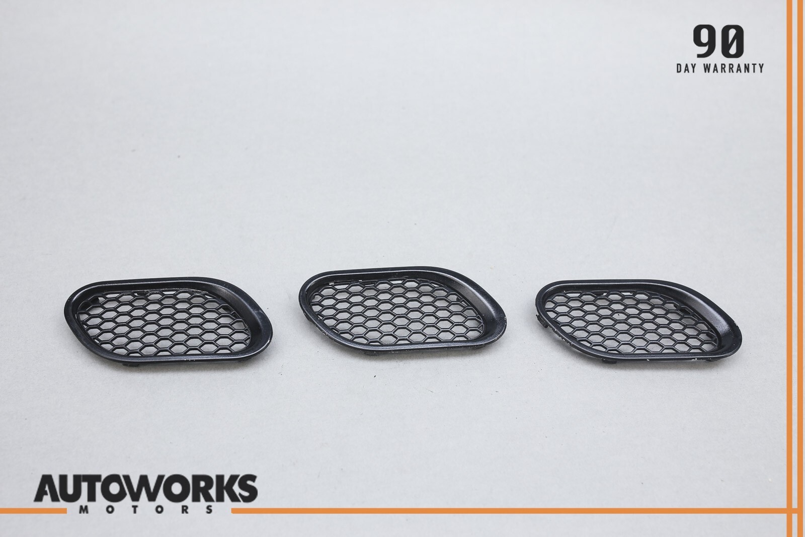 03-13 Maserati Quattroporte M139 Left Side Fender Grill Grille Vent Set of 3 OEM