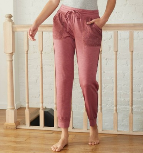 Lace Detail Jogger Pants - Knox Rose 