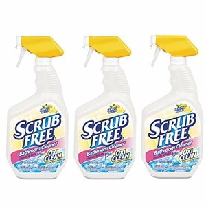 Scrub Free Bathroom Cleaner With Oxi Clean Lemon Scent 32 Oz 3 Ebay