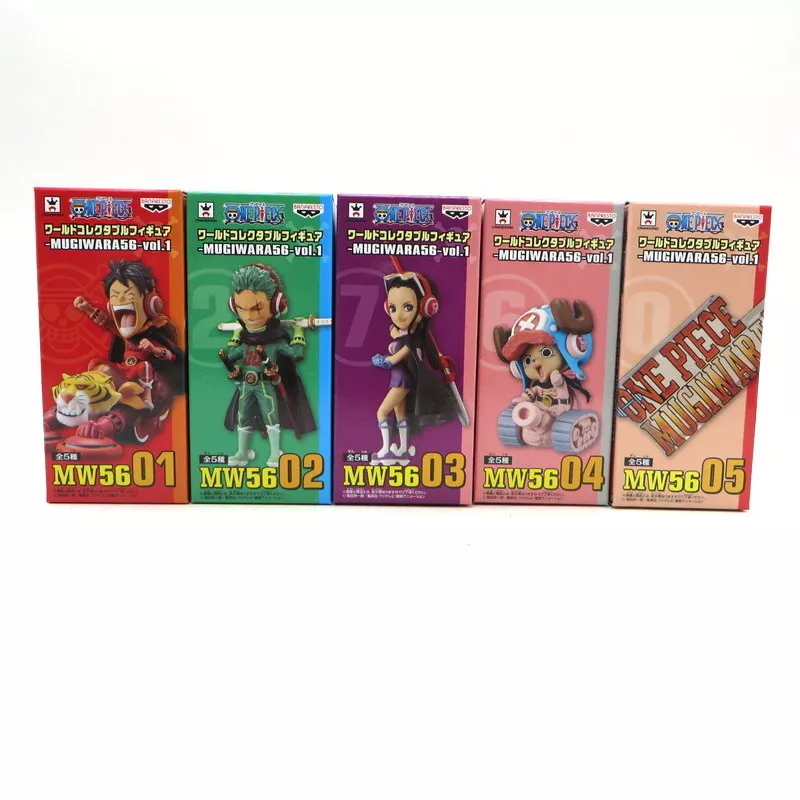 【Complete set】ONE PIECE World Collectable Figure MUGIWARA56 Vol.1 Vol.2 New