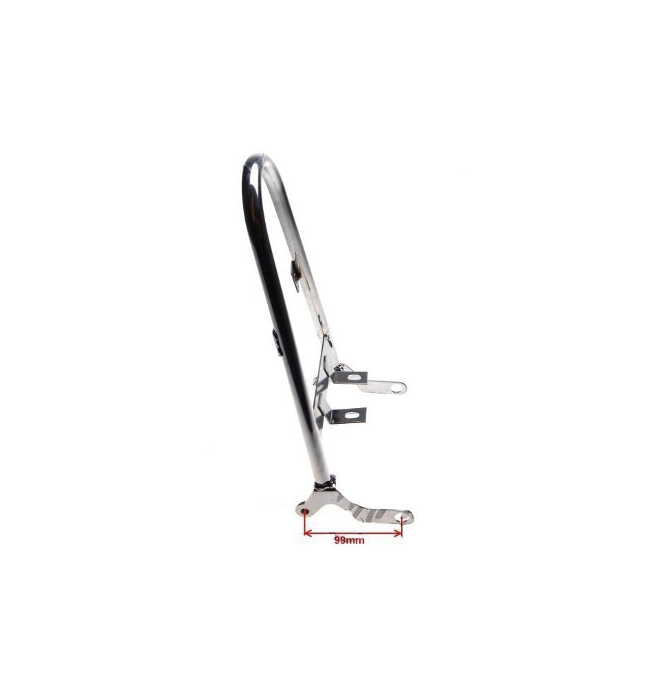 Dossier passager pour chopper idéal pour les voyages et rassemblements moto custom - 4