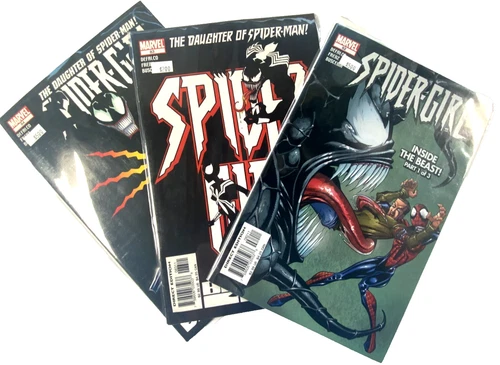 Marvel SPIDER-GIRL (2005) #82 83 84 Venom App Set (VF/NM to NM) Ships FREE!