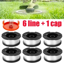 Replacement for BLACK+DECKER AF-100 Weed Grass String Trimmer Spool Line + cap