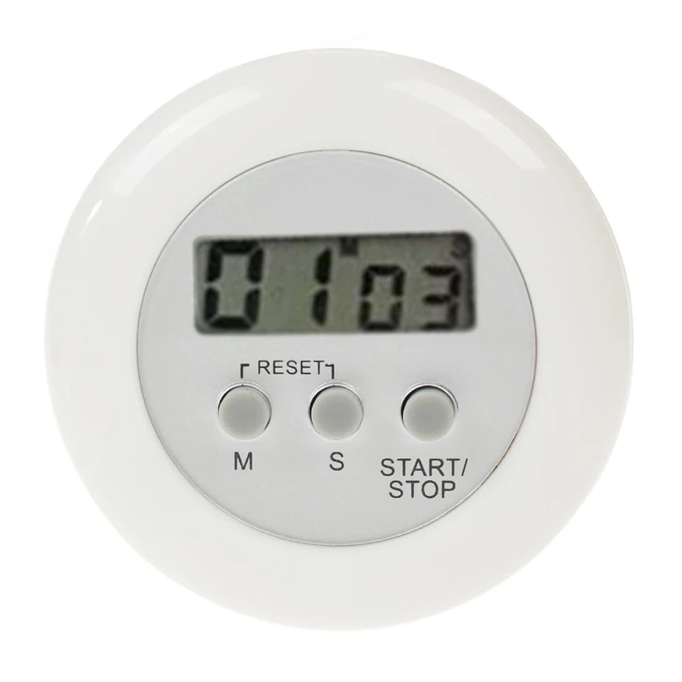 Timer Digitale da Cucina con Magnete Contaminuti Contasecondi Elettronico LCD - Immagine 2 di 3