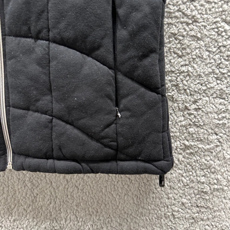 Chaleco Marc New York Negro Acolchado Polar Puffer Cremallera Completa 2 Bolsillos Talla S Foto 2 de 4