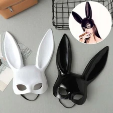 Women Halloween Sexy Bunny Masks Cosplay Mask Party Bar Rabbit Ear Costume Masks