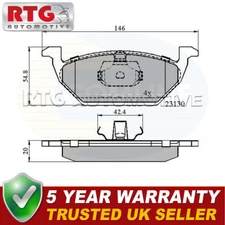 Front Brake Pads Set Fits VW Golf Polo Seat Ibiza Audi A1 + Other Models