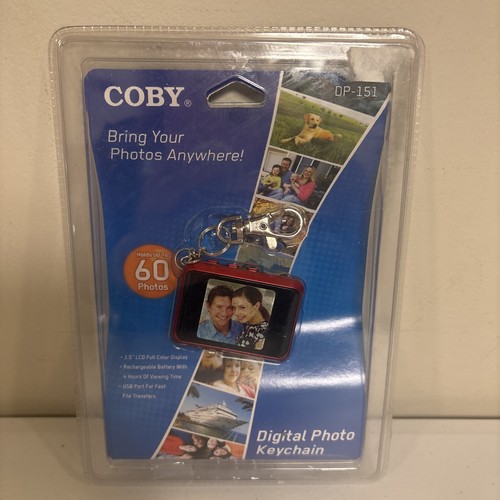 Coby Digital Photo Keychain 60 Photos Dp-151 NEW