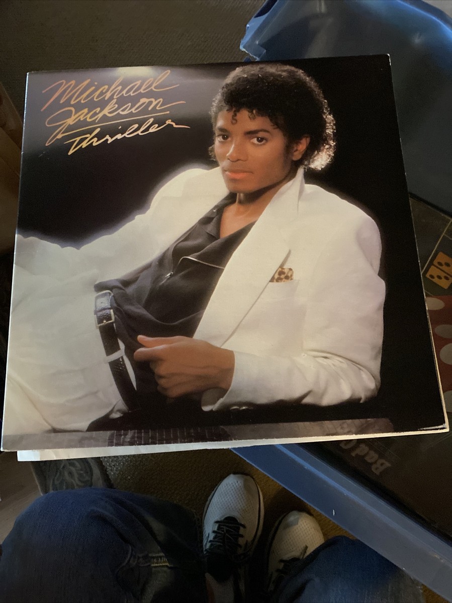 Michael Jackson – Thriller Vinyl Record LP 1982 QE-38112 Epic
