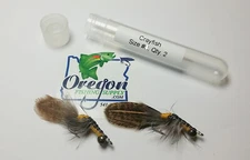 CrayFish Streamer, 2 Fly per protective TUBE (Sizes #4, #6, #8, #10,#12,#14)