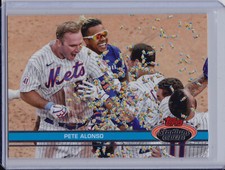 Pete Alonso 2022 Topps Stadium Club 1991 Design Variation New York Mets SSP