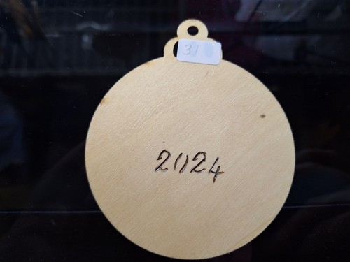 🎄Handmade ,Wood Christmas Ornament Featuring 3 Ornaments🎄 - Picture 2 of 2