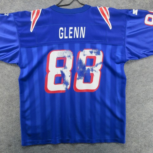 Maglia vintage New England Patriots uomo 2XL blu starter Terry Glenn #88 NFL anni 90 - Foto 18 di 19