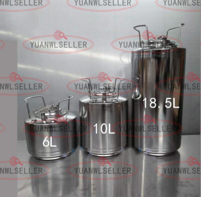 1PC 6L/10L/18.5L Portable Fermenter Barrel Home Brew Wine Beer Keg