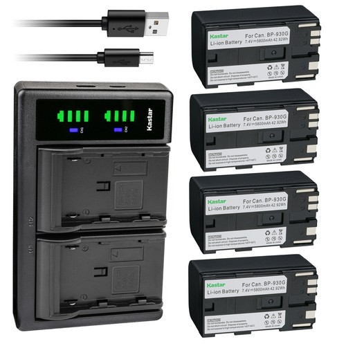 Kastar Battery & Charger Kit For Canon LP-E6/LP-E6N - 2950mAh For 5D 6D 7D 60D 70D 80D Cameras 10 thumbnail image