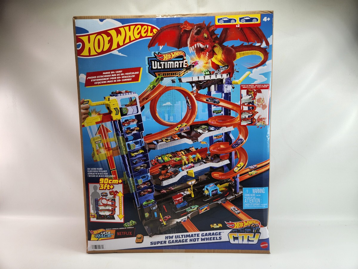 【メロンソーダ】have fun garage PLATE SET Hot Wheels City Ultimate Garage Playset with 2 Die-Cast Cars