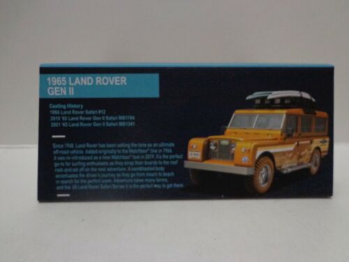 2021 Matchbox '65 Land Rover GEN II Safari Mattel Creations Exclusive WW Ship - Picture 4 of 8