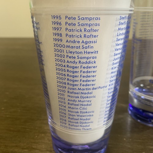 4 US Open 2021 Tennis Grey Goose Honey Deuce Plastic Cup Glass Drink Serena - Picture 6 of 11